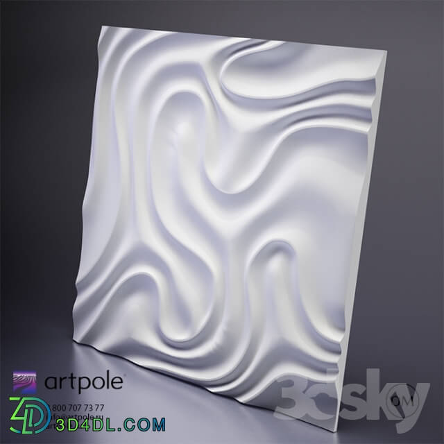 3D panel - Gypsum 3D panel from Foggy Artpole