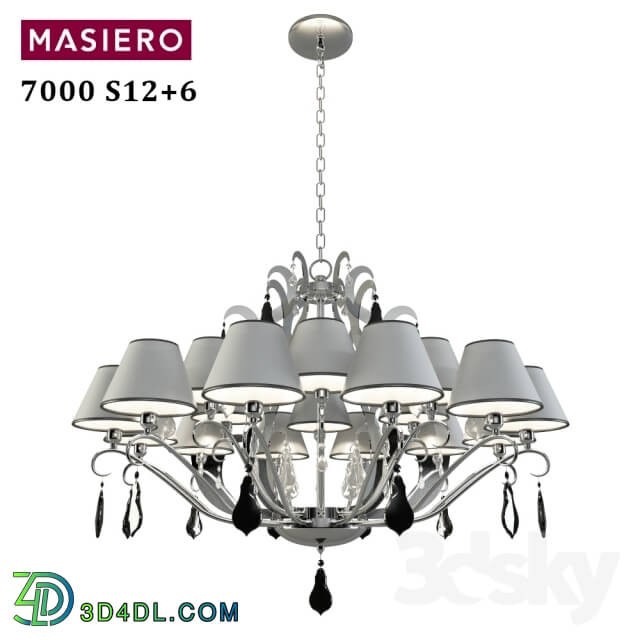 Ceiling light - Chandelier Masiero 7000 S12 _ 6