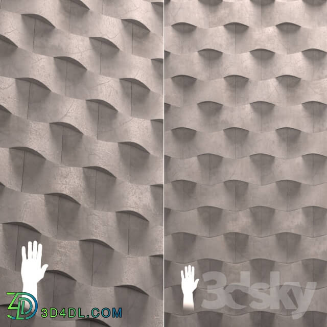Other decorative objects - Concrete wall tiles