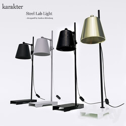 Table lamp - Steel Lab Light by Karakter Copenhagen 