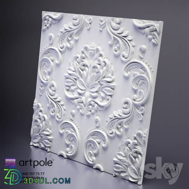 3D panel - Gypsum panel 3d Valencia from Artpole