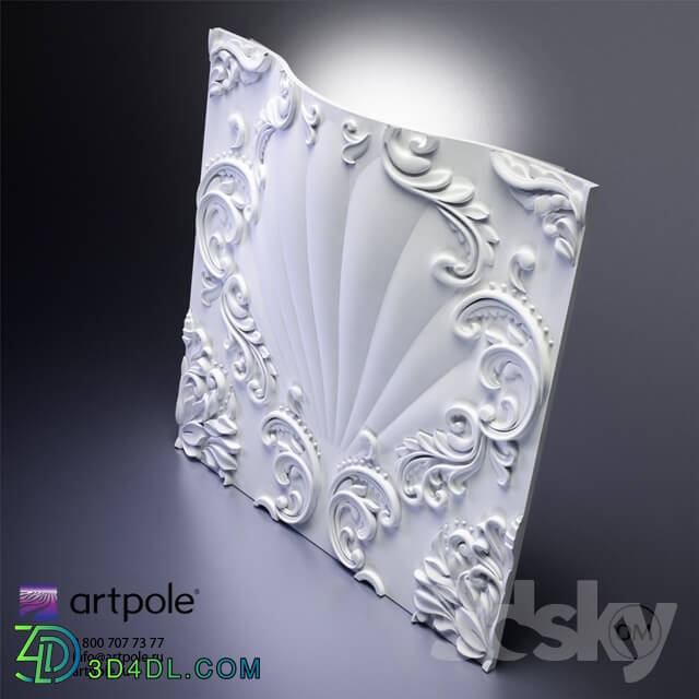 3D panel - Gypsum panel 3d Valencia from Artpole