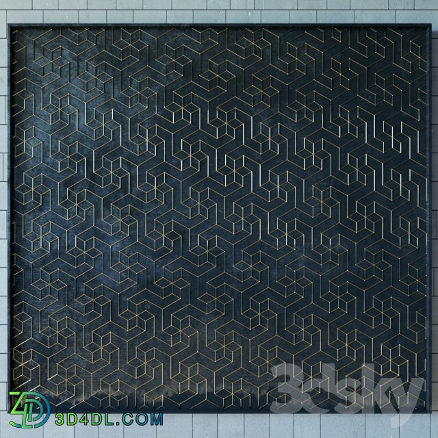 Other decorative objects - Decor for wall. Panel. 3D