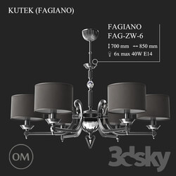Ceiling light - KUTEK _FAGIANO_ FAG-ZW-6 