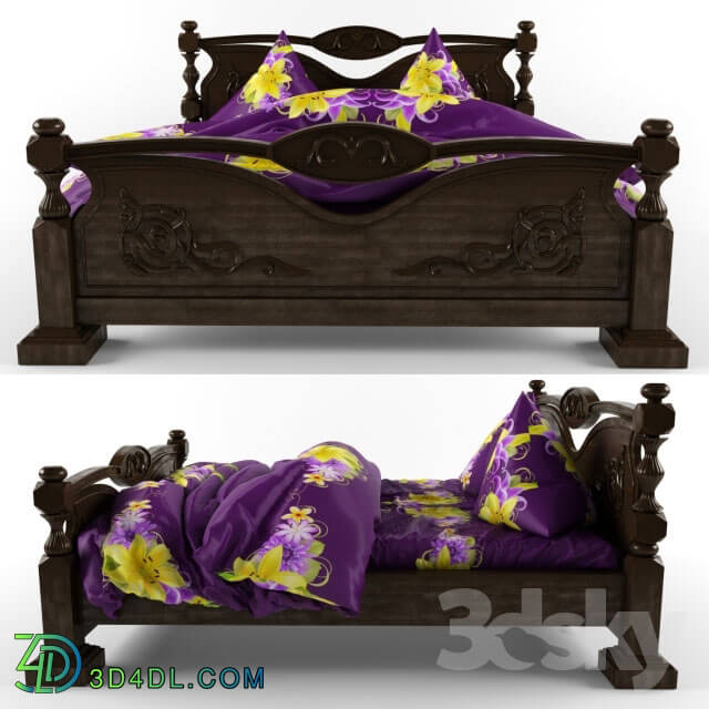 Bed - Bed in classic style