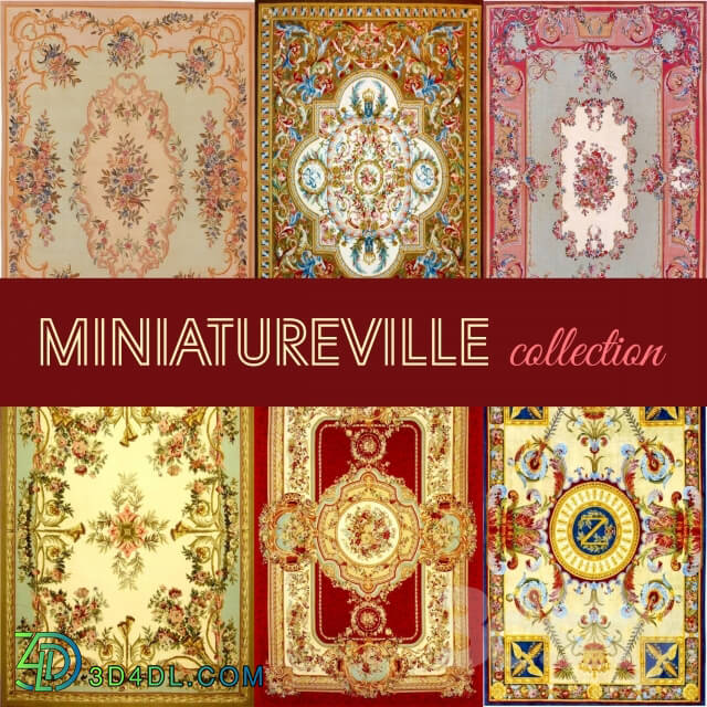 Rug - Carpets DollsHouse_ collection Miniatureville