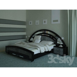 Bed - Bed Miass-furniture 