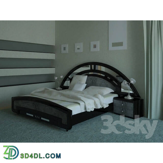 Bed - Bed Miass-furniture