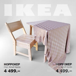 Table _ Chair - Norroker IKEA 