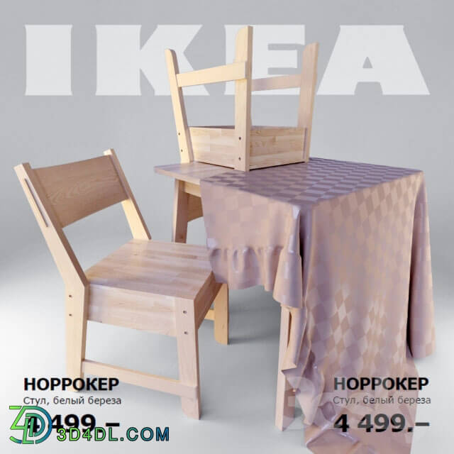 Table _ Chair - Norroker IKEA