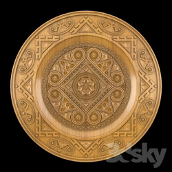 Other decorative objects - Plate Hutsul 