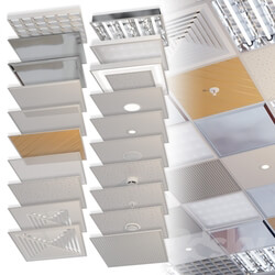 Miscellaneous - Set of elements for suspended ceiling Armstrong 