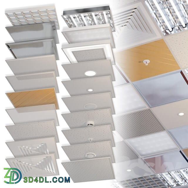 Miscellaneous - Set of elements for suspended ceiling Armstrong