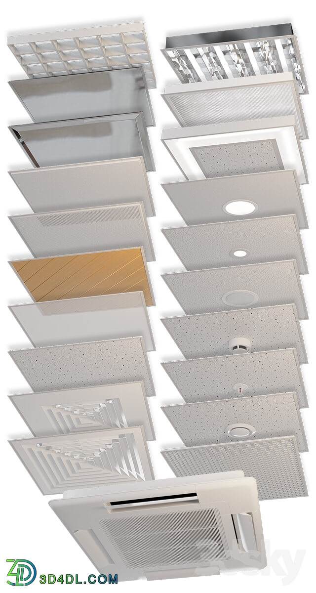 Miscellaneous - Set of elements for suspended ceiling Armstrong