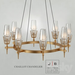 Ceiling light - Chandelier Jonathan Browning Chaillot 