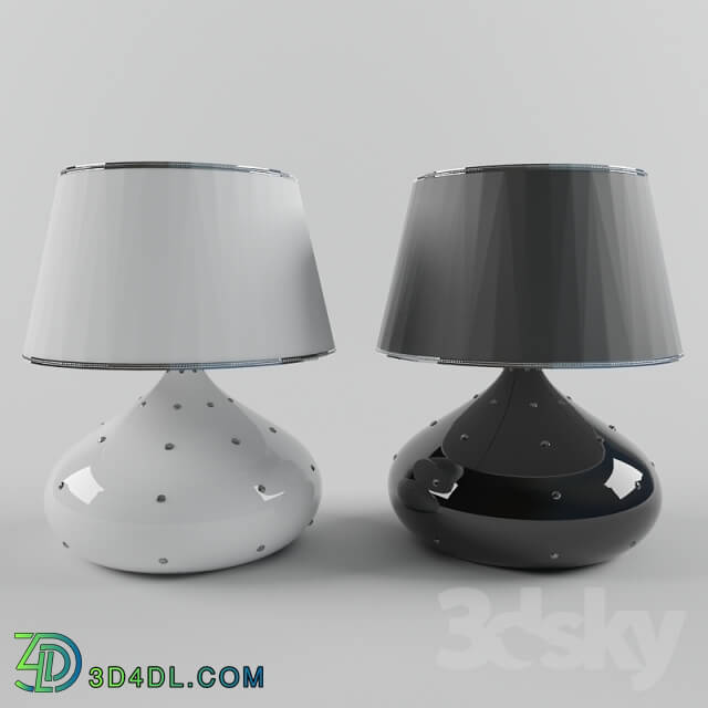 Table lamp - GRACE BLACK-WHITE