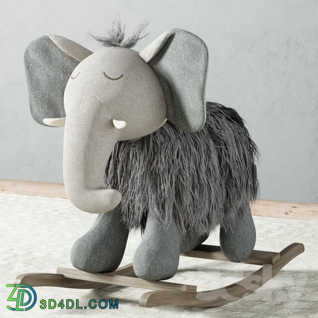 Toy - Plush Rocking _ Elephant