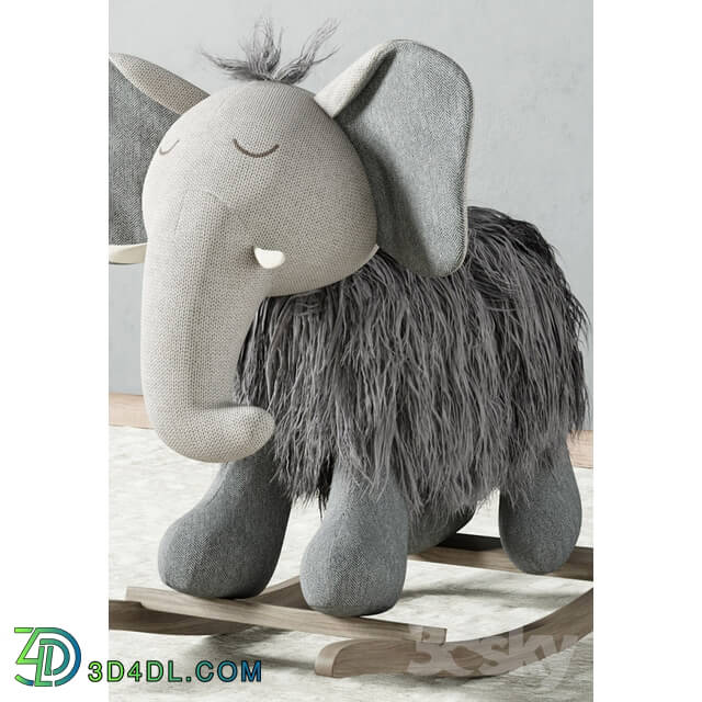 Toy - Plush Rocking _ Elephant