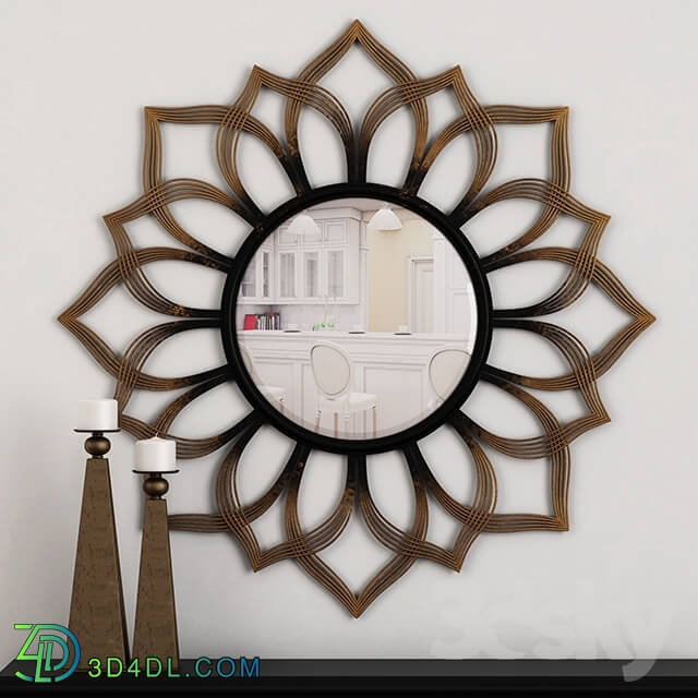 Mirror - Imani Iron Sunflower Mirror _ Uttermost 09057 _