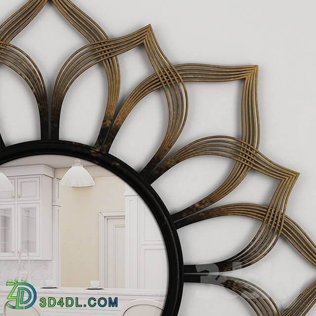 Mirror - Imani Iron Sunflower Mirror _ Uttermost 09057 _