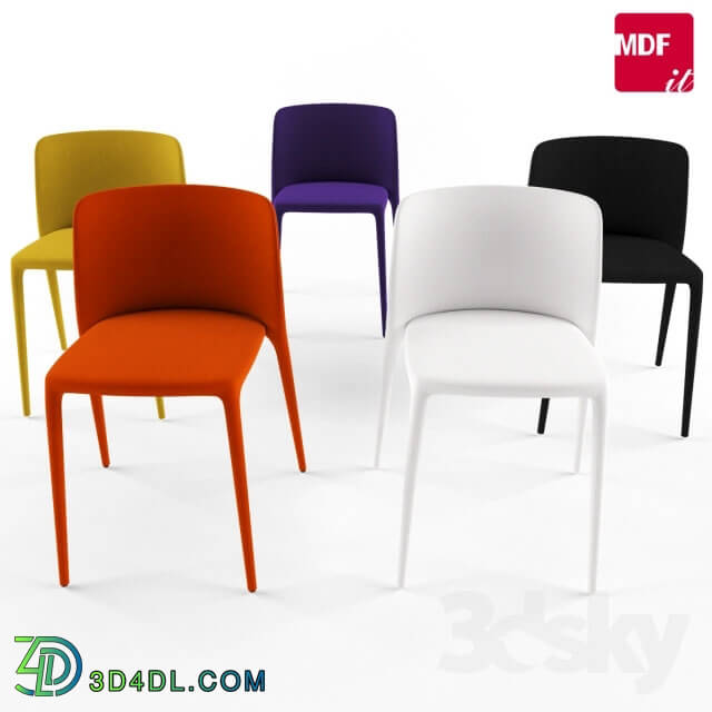 Chair - Chair ACHILLE ARMCHAIR MDF Italia