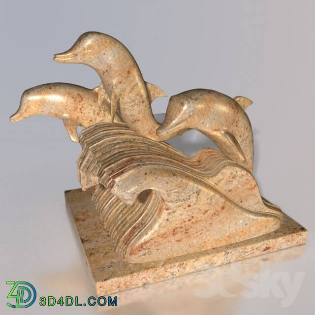 Other decorative objects - Figurine _quot_Dolphins_quot_