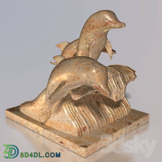 Other decorative objects - Figurine _quot_Dolphins_quot_