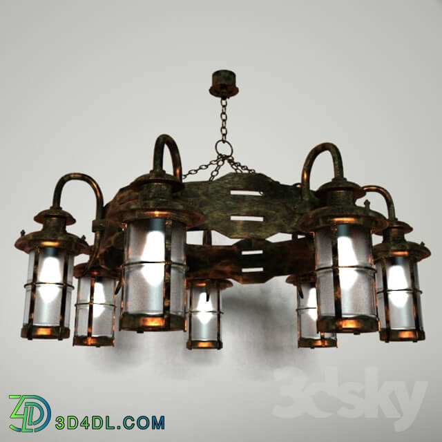 Ceiling light - Chandelier on the chain 2493