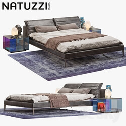 Bed - Natuzzi vela set 