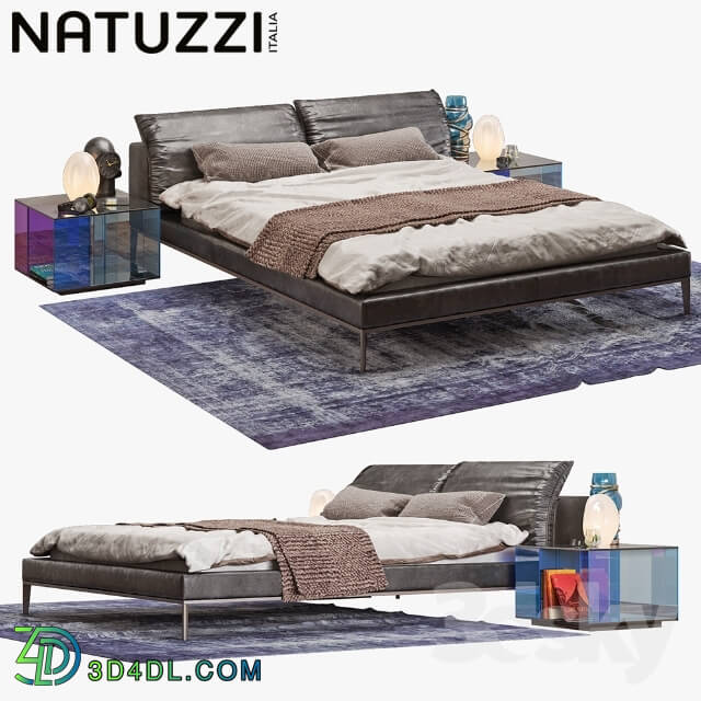 Bed - Natuzzi vela set