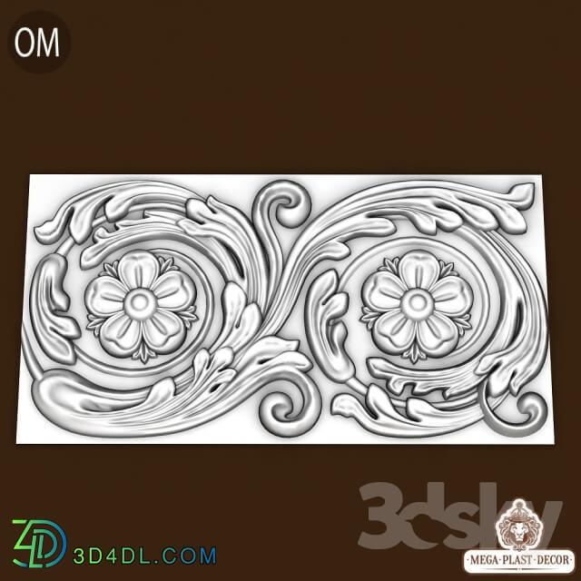 Decorative plaster - Om. Mega plast decor Freese