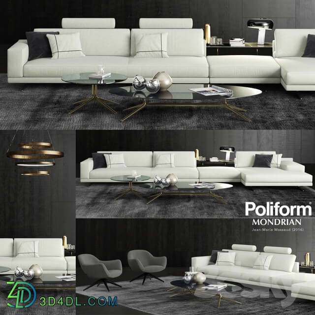 Sofa - Poliform Mondrian Sofa 2