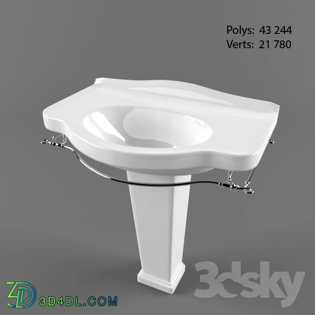 Wash basin - Washbasin Galassia Ethos