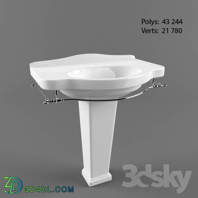 Wash basin - Washbasin Galassia Ethos