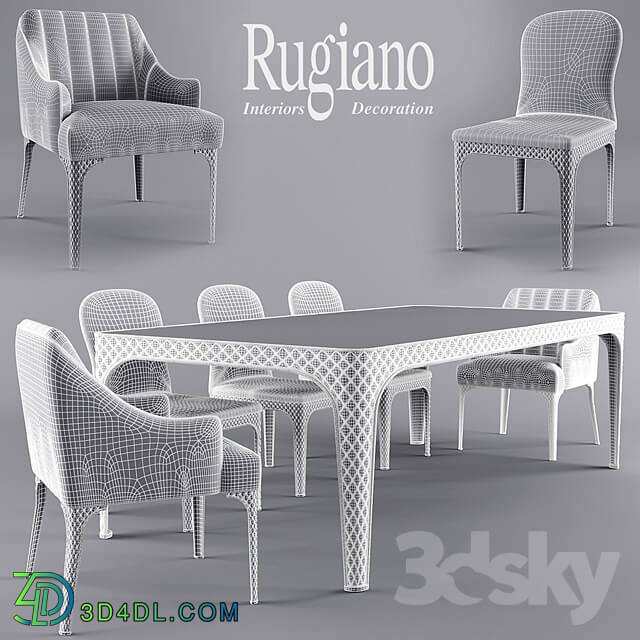 Table _ Chair - table rugiano Alexander_ chair rugiano Viviane_ chair rugiano Arianna