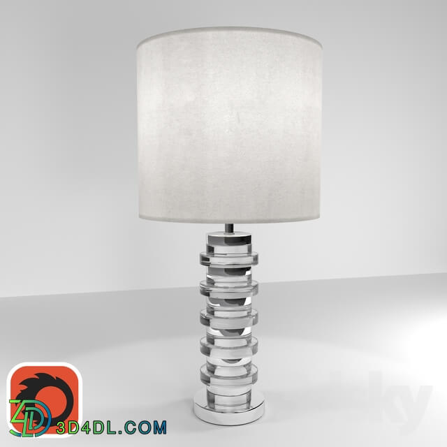 Table lamp - Clear Disc Table Lamp