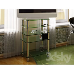 Sideboard _ Chest of drawer - Glass rack 