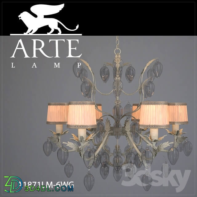 Ceiling light - Chandelier ArteLamp A1871LM-6WG