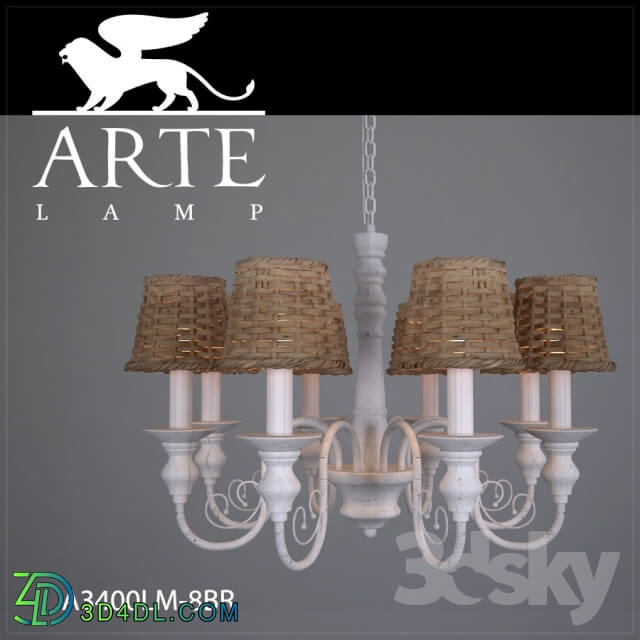 Ceiling light - Chandelier ArteLamp A3400LM-8BR