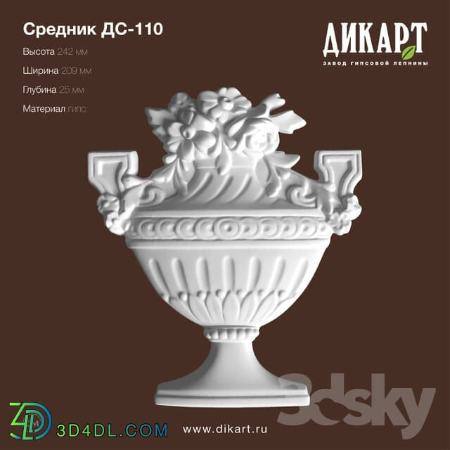 Decorative plaster - Dc-110_242x209x25mm