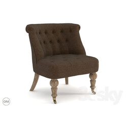 Arm chair - Puff chair 7841-0007 Brown 