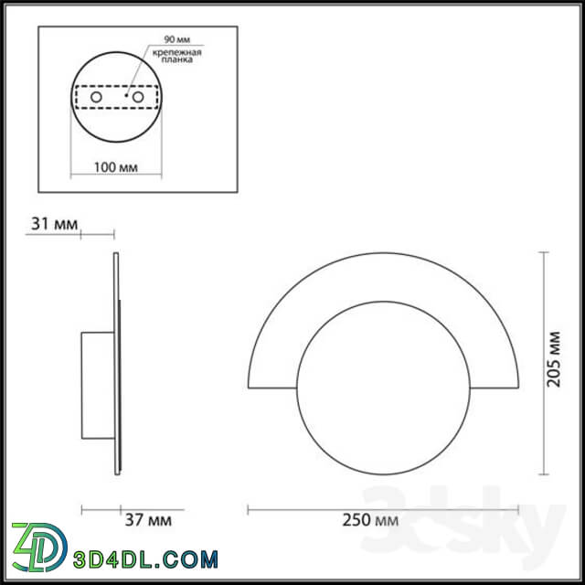 Wall light - Wall light ODEON LIGHT 3857 _ 8WL STERREN