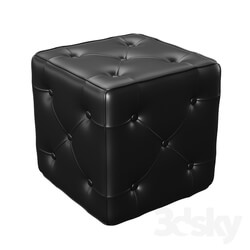 Other soft seating - Leather ottoman 