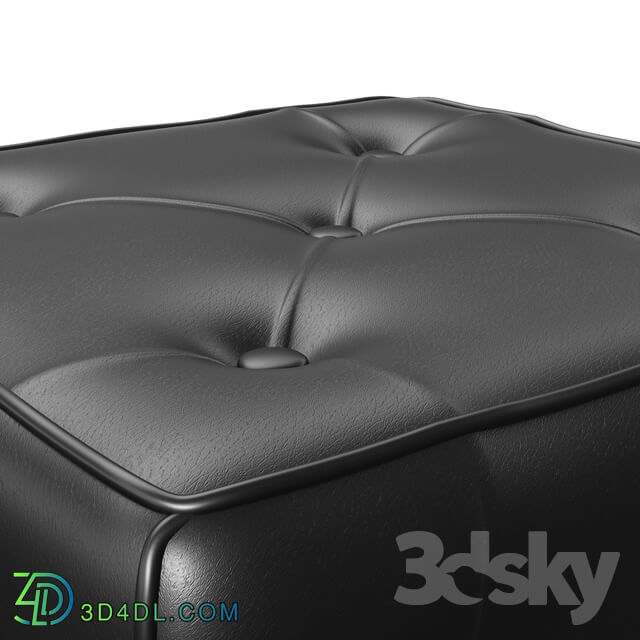 Other soft seating - Leather ottoman