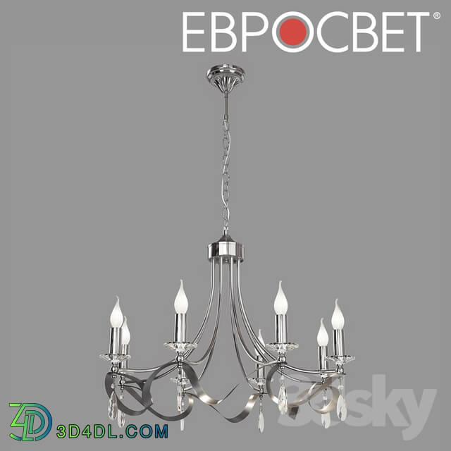 Ceiling light - OM Suspended chandelier in classic style Eurosvet 60064_8 Adelia