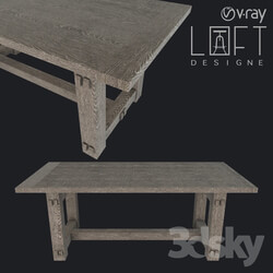 Table - Table LoftDesigne 10784 model 