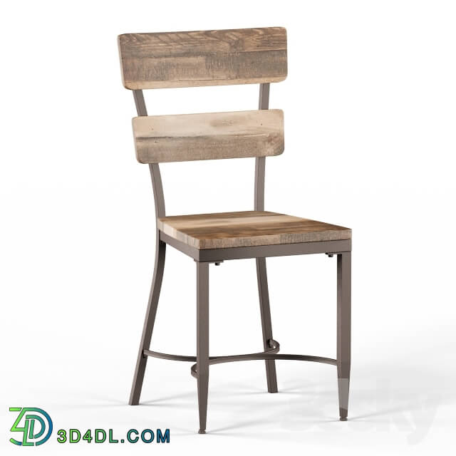 Chair - Pine Canopy Klamath Brown Metal