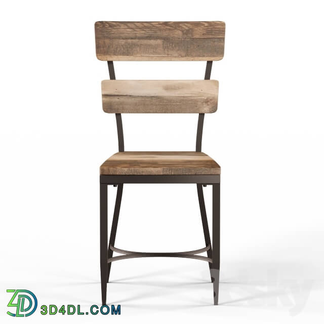 Chair - Pine Canopy Klamath Brown Metal