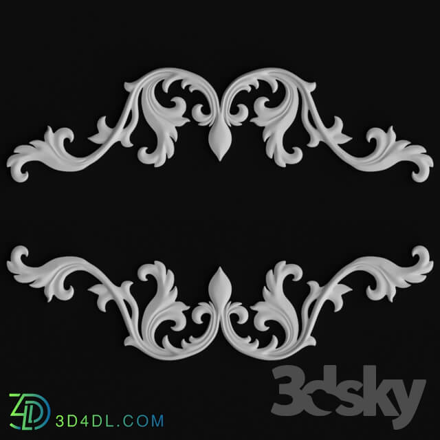 Decorative plaster - Bar 02