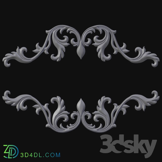 Decorative plaster - Bar 02